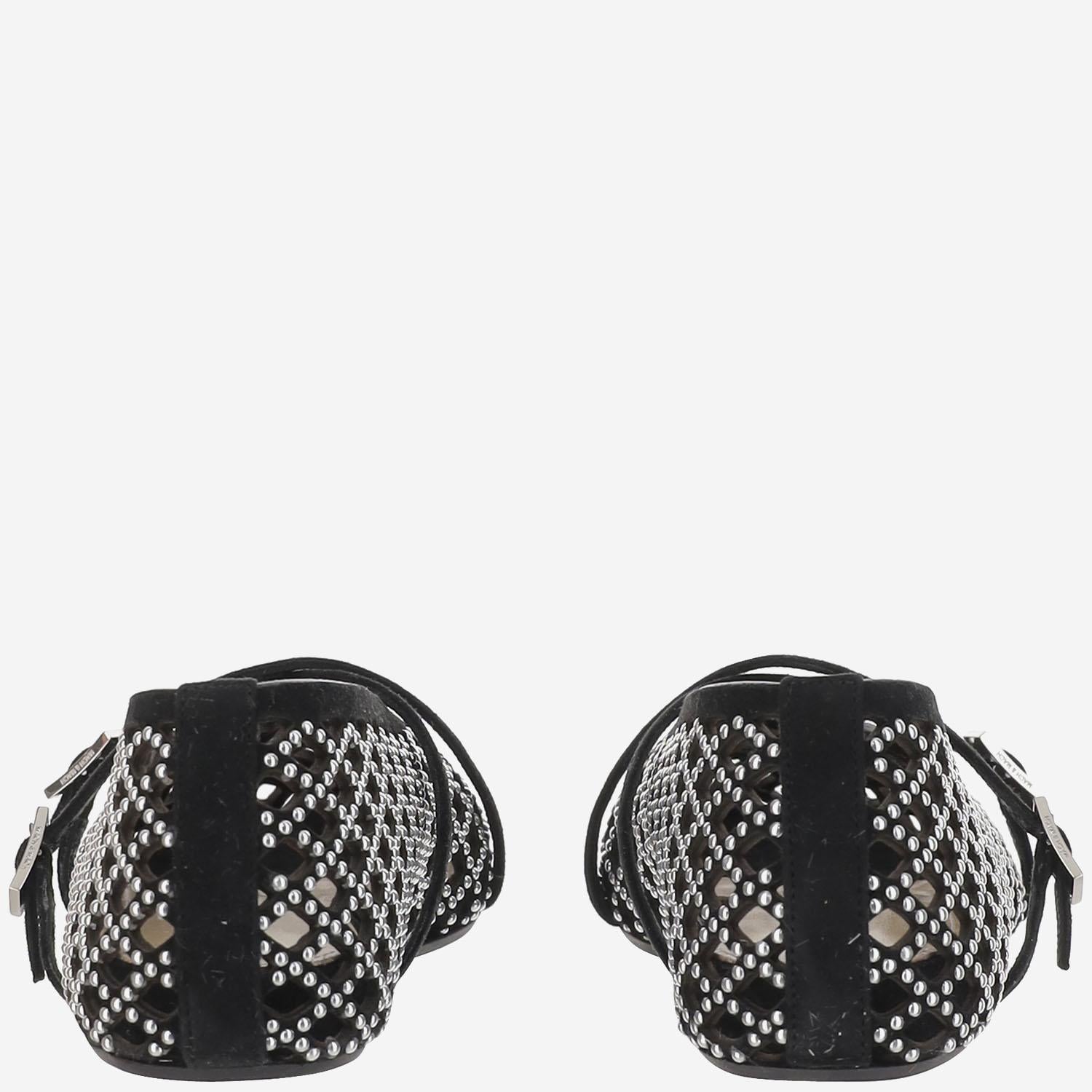 Ballerine in pelle con perline S103710 SUEBLK MACH & MACH 