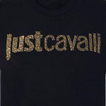T-SHIRT IN COTONE CON LOGO 80PAHE21 CJ110G89 JUST CAVALLI 