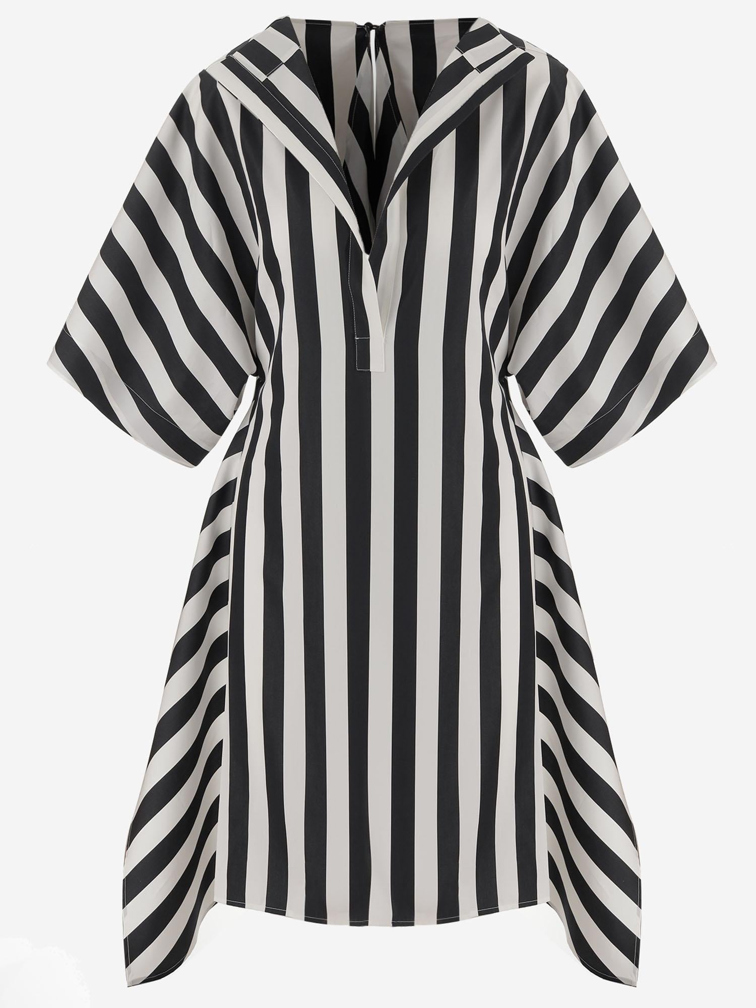 ABITO A RIGHE IN COTONE E SETA TOW00889AW00797 9DL JACQUEMUS 