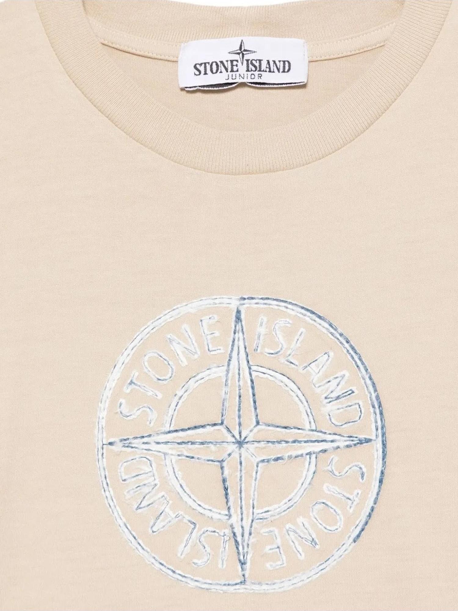 T-SHIRT IN COTONE CON LOGO 2100008 S0264V0095 STONE ISLAND KIDS 