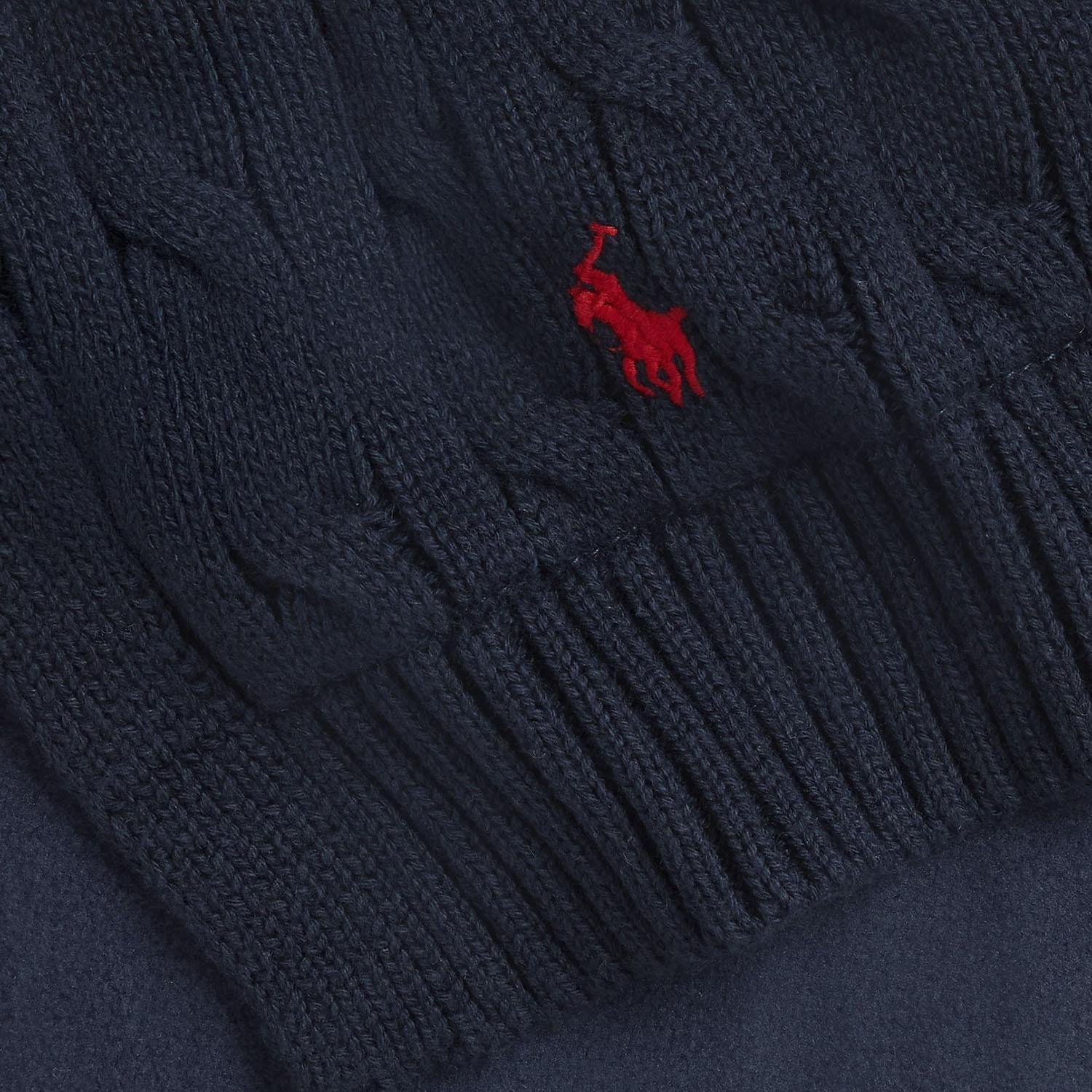 SCIARPA IN COTONE CON LOGO 323953206 001 POLO RALPH LAUREN KIDS 