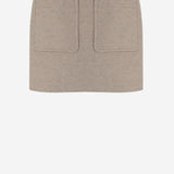 MINIGONNA IN LANA E CASHMERE 841139 V3OO02783 BOTTEGA VENETA 