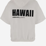 FELPA IN MISTO COTONE CON LOGO LINDA WHITE APRES SURF 