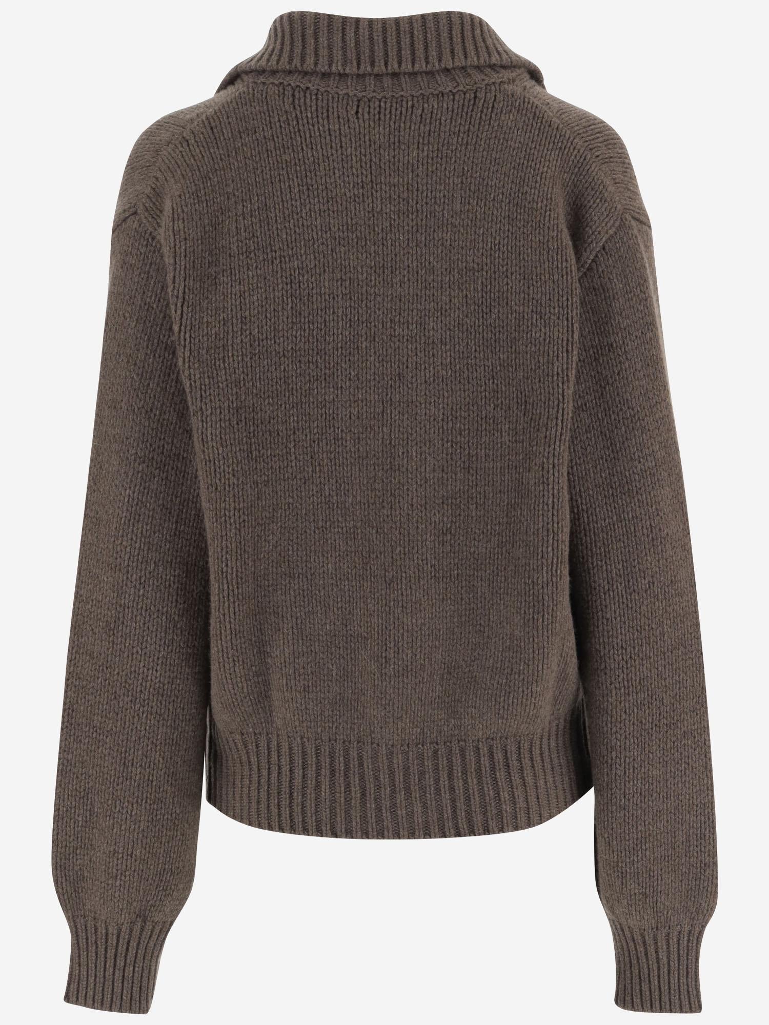 CARDIGAN IN CASHMERE 311925 BROWN MAGDA BUTRYM 