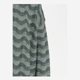 CARDIGAN OPEN-FRONT IN MISTO VISCOSA CON MOTIVO ONDULATO 066 VERDE COLOUR MARKET 