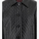 GIACCA IN PELLE CON MOTIVO GG 834308 XNA4F1000 GUCCI 