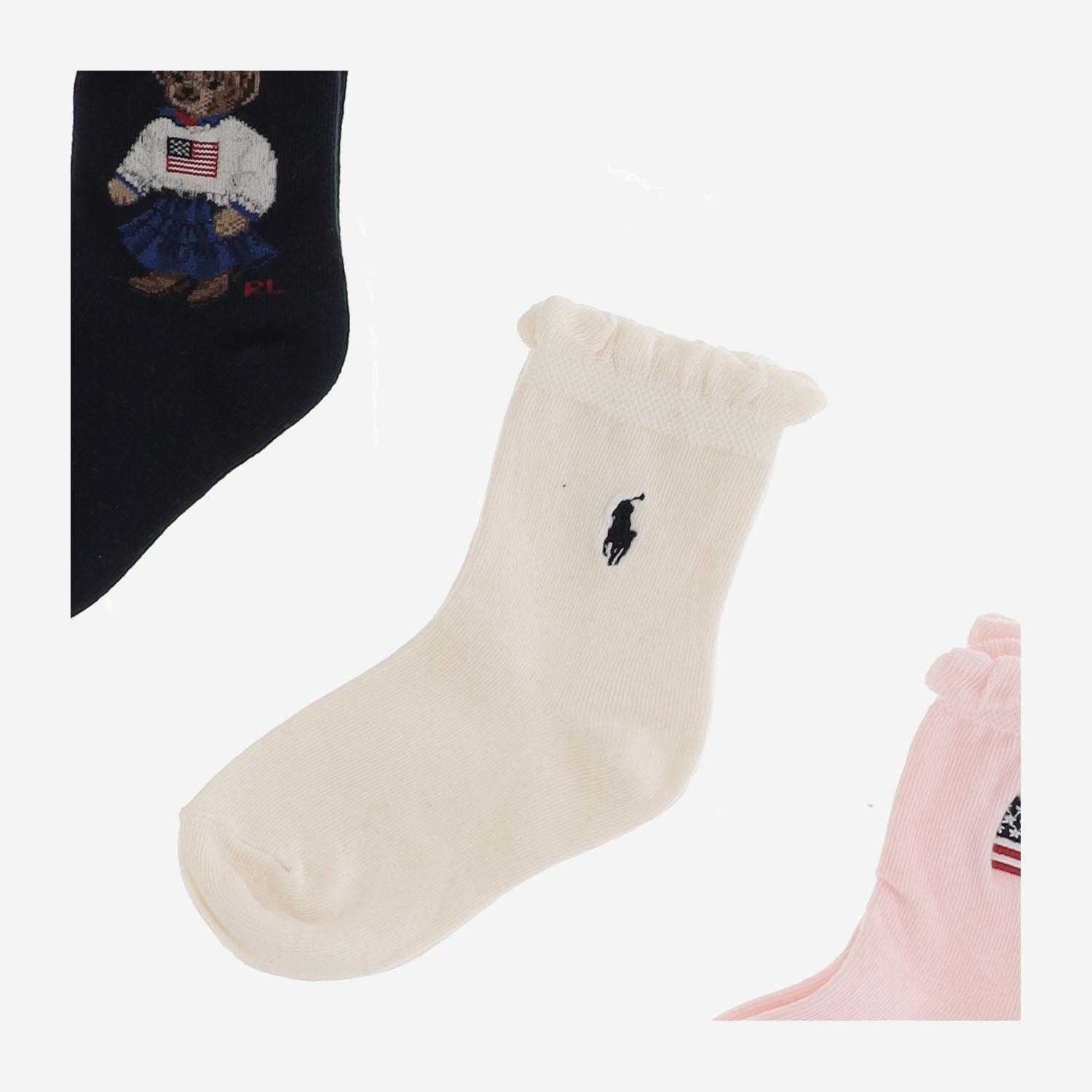 Set calzini bambino 446P11072 001 POLO RALPH LAUREN KIDS 