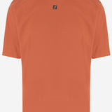 T-SHIRT IN COTONE CON LOGO FF FY0936 ARYYF0D4T FENDI 