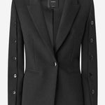 BLAZER CON BOTTONI SULLE MANICHE 105679 A2R9Z99 PINKO 