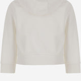 FELPA IN COTONE CON LOGO 8G0001189AKM 034 MONCLER ENFANTS 