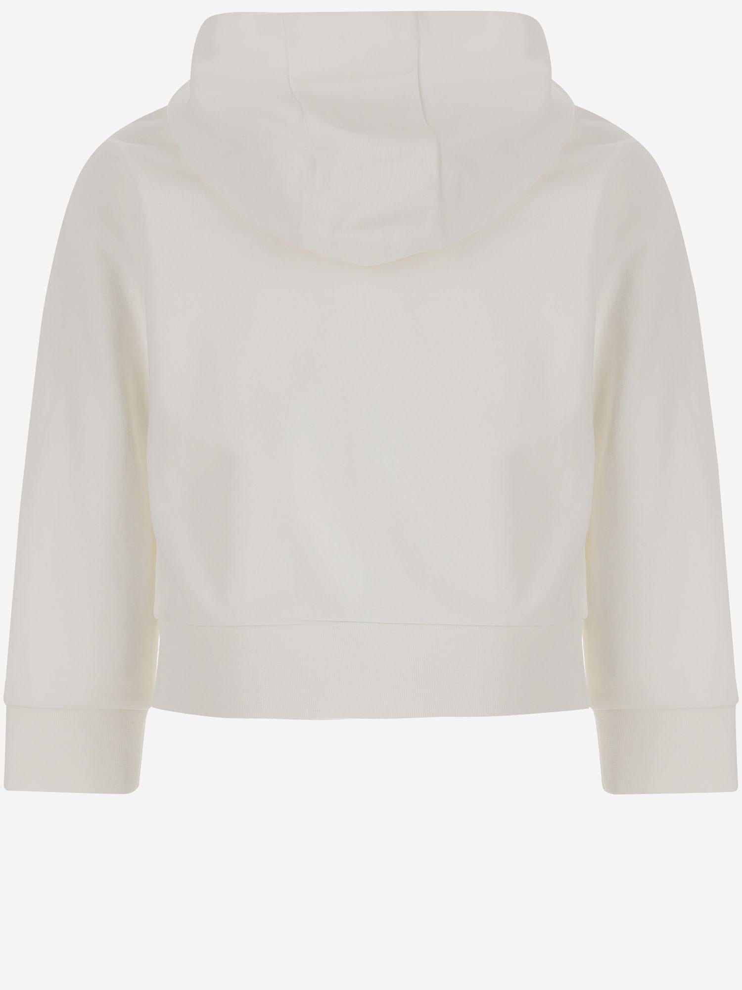 FELPA IN COTONE CON LOGO 8G0001189AKM 034 MONCLER ENFANTS 