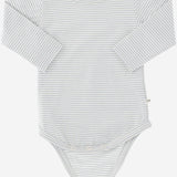 BODY A RIGHE IN COTONE STRETCH 25W020 NUVOLA 1+ IN THE FAMILY KIDS 