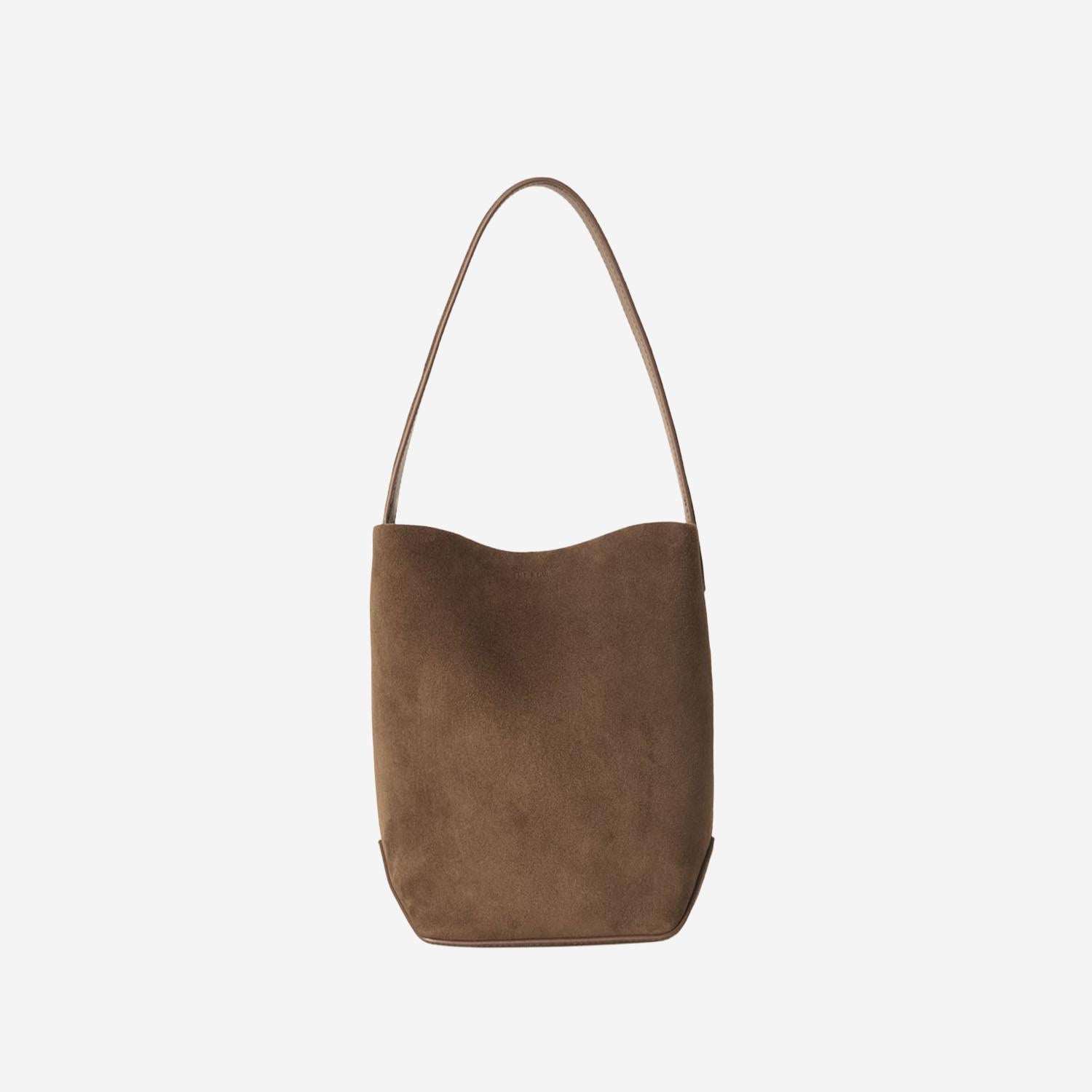 Borsa Park Tote Edge in pelle scamosciata W2106L665 NUZ THE ROW 