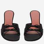 SLIPPER ELEONORA IN SETA ELEONORASLIPPER 45BLACK AMINA MUADDI 