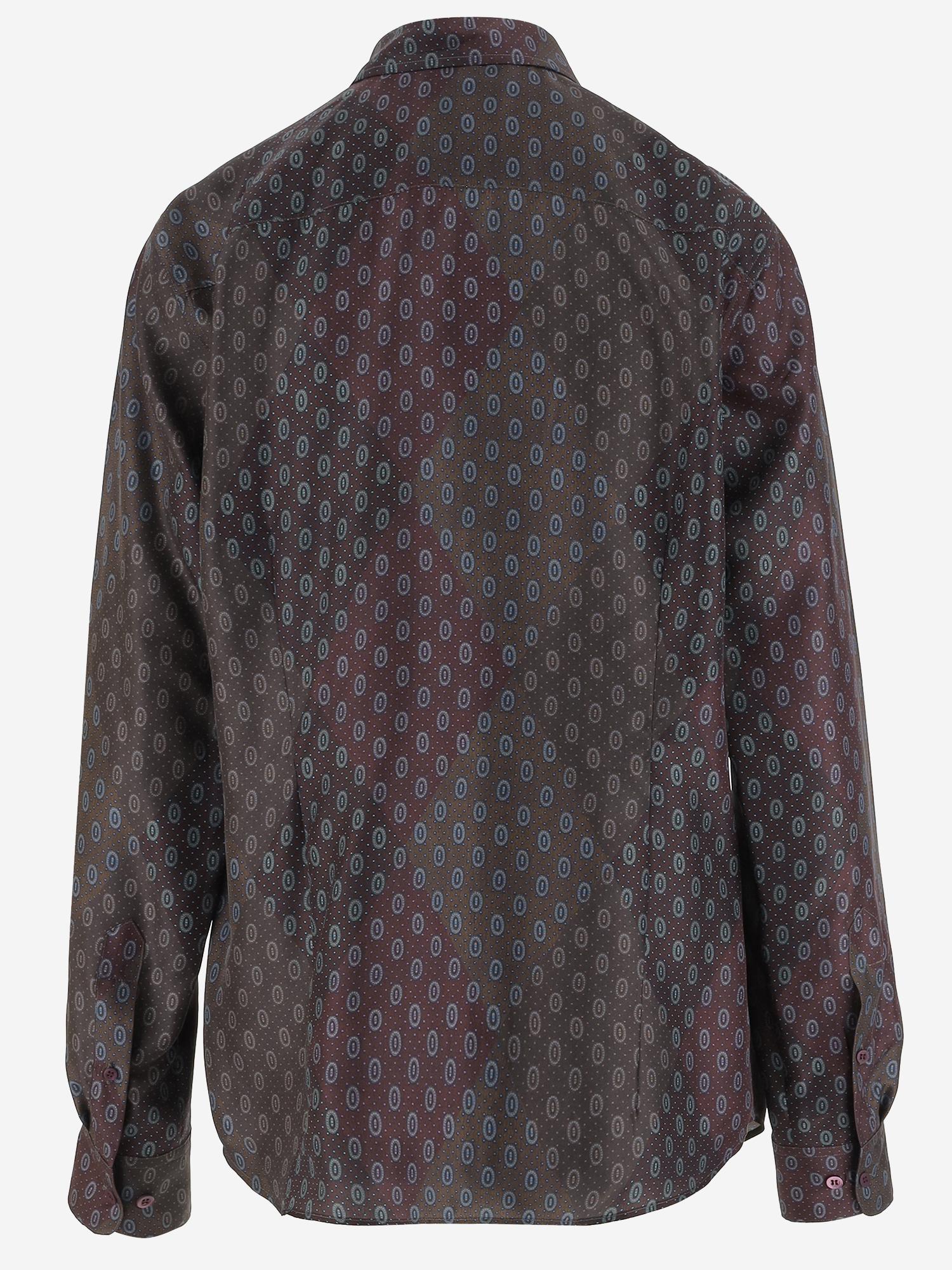CAMICIA IN SETA CON STAMPA FANTASIA 010706 2127358 DRIES VAN NOTEN 