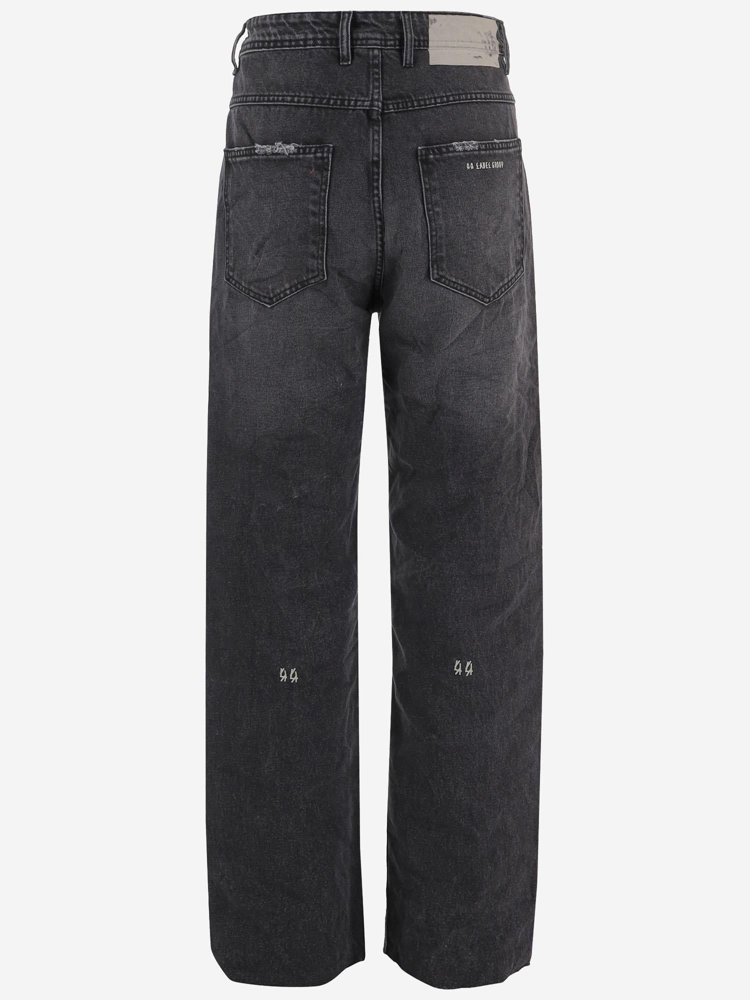 JEANS IN COTONE CON DETTAGLI VINTAGE B0030621 FA577P710 44 LABEL GROUP 