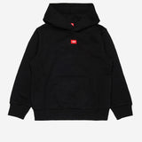 FELPA IN COTONE CON LOGO J02502 0GEADK900 DIESEL KIDS 