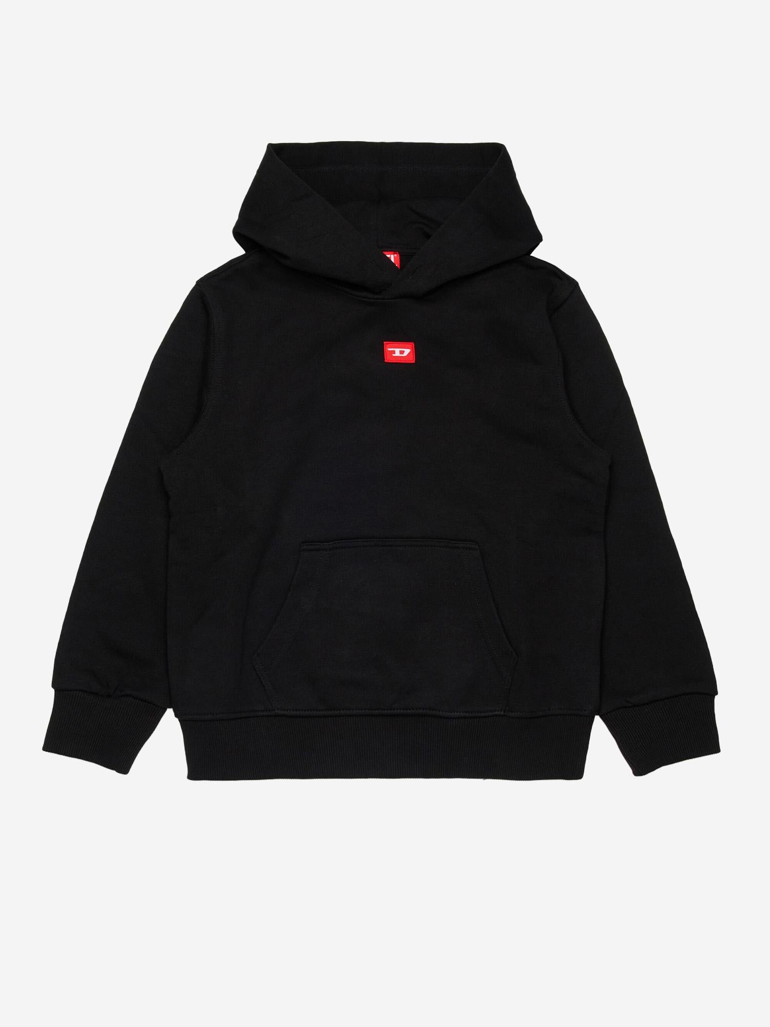 FELPA IN COTONE CON LOGO J02502 0GEADK900 DIESEL KIDS 