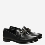 MOCASSINI IN PELLE LUCIDA AVRIL 001NERONERONERO SALVATORE FERRAGAMO 