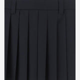 GONNA MIDI IN BATAVIA PLISSÉ MG2388 11ADF0008 MIU MIU 