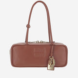 BORSA BEAU IN PELLE CON LOGO 5BB173 2CRWF0033 MIU MIU 
