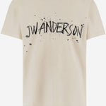 T-SHIRT IN COTONE CON LOGO JT0307 PG1936241 JW ANDERSON 