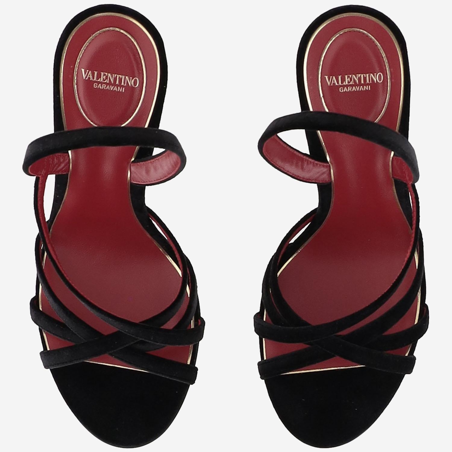 Sandali Fetishique in velluto 7W0S0NC6 WPJ0NO VALENTINO GARAVANI 