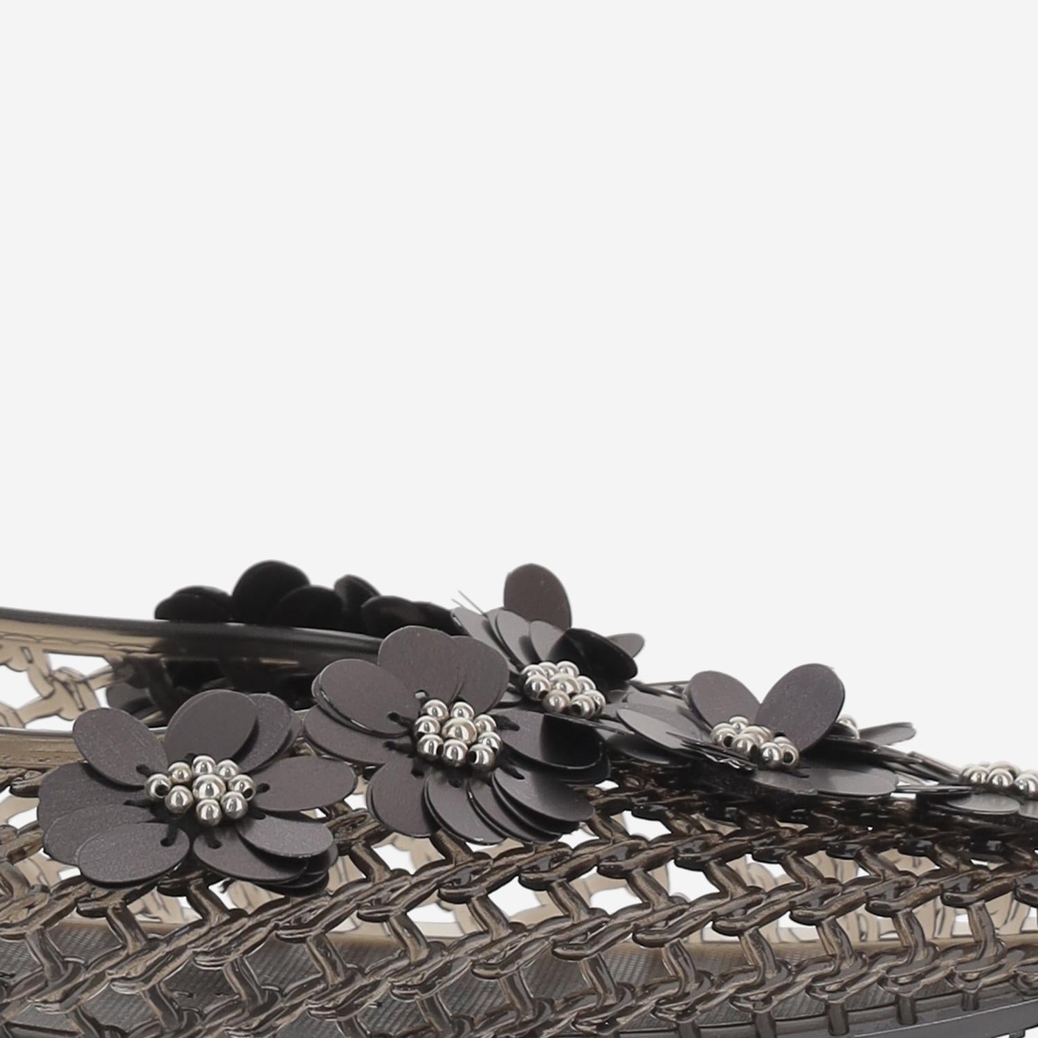 BALLERINE TRASPARENTI CON DECORAZIONE HJ25PSALST05BK01 BLACK HEAVENLY JELLY 