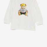 T-SHIT IN COTONE CON STAMPA POLO BEAR 320P00513 001 POLO RALPH LAUREN KIDS 