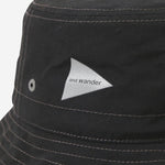 CAPPELLO BUCKET IN MISTO COTONE 5745986244 010 AND WANDER 