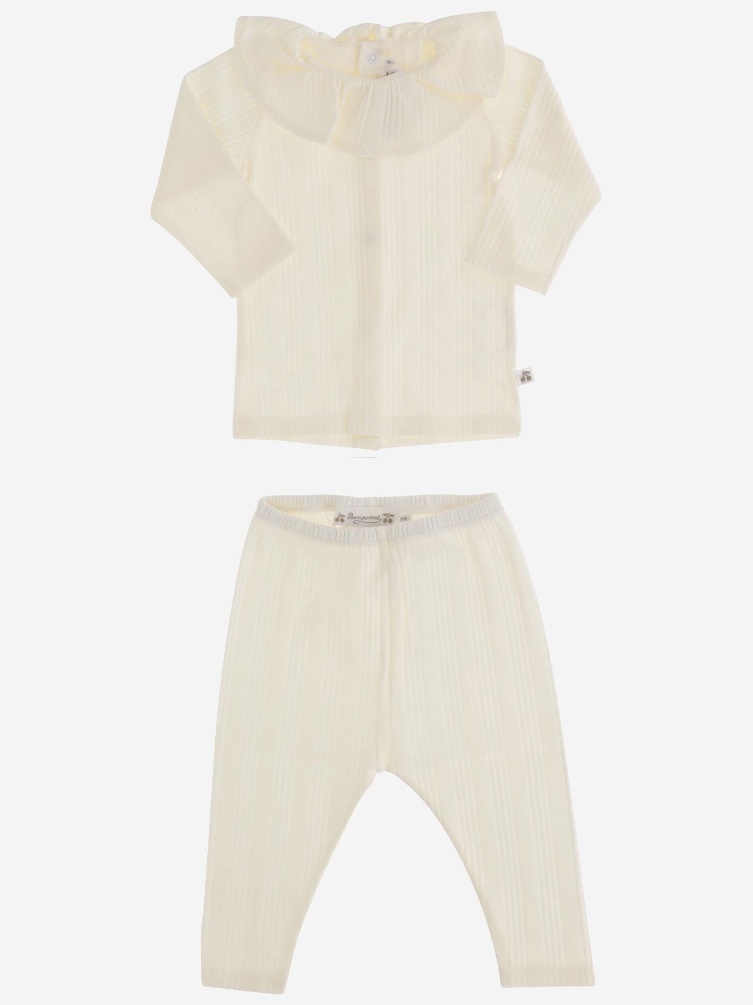 SET DA DUE PEZZI IN COTONE W05NNIK00010 003 BONPOINT KIDS 