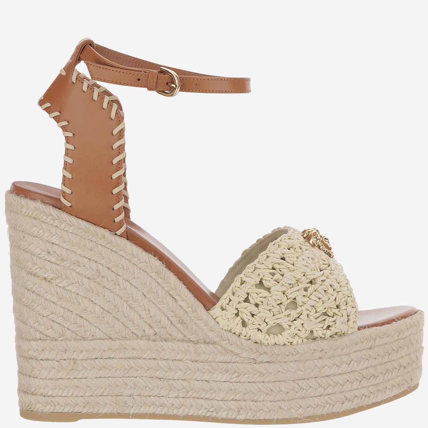 SANDALI LA MEDUSA ZEPPE 1023074 1A170442KJ8V VERSACE 