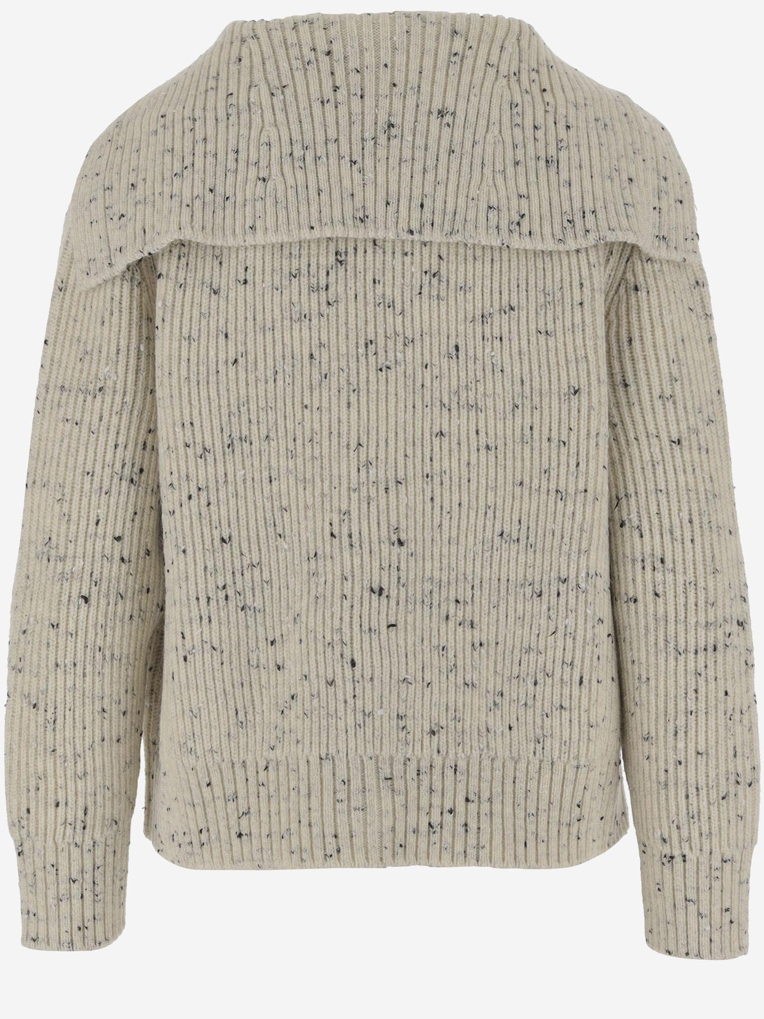 Cardigan in lana a coste 838107 V5LV09317 BOTTEGA VENETA 