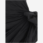 Abito a portafoglio in popeline di cotone CH26URO80141 001 CHLOE 