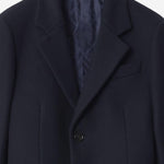 CAPPOTTO SARTORIALE IN LANA<BR/> 8114748 NAVY BURBERRY 