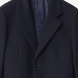 CAPPOTTO SARTORIALE IN LANA<BR/> 8114748 NAVY BURBERRY 