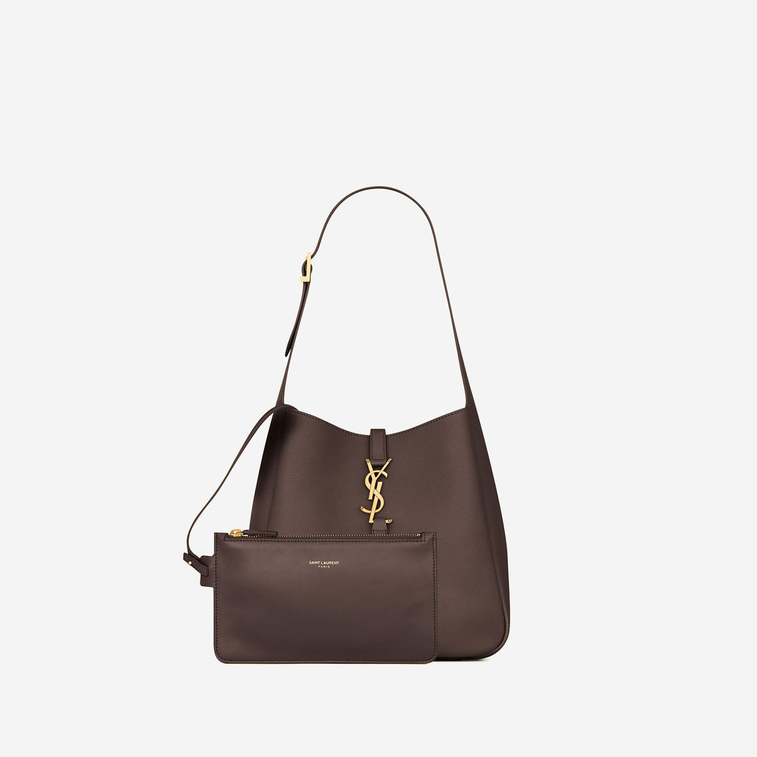 BORSA LE 5 À 7 IN PELLE MARTELLATA 850533 AAAUQ2877 SAINT LAURENT 