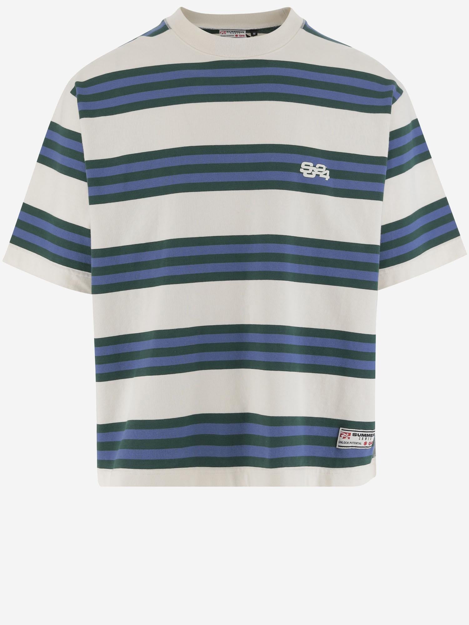 T-SHIRT IN COTONE A RIGHE SG2510105 STRIPE SUMMER GAMES 