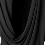 T-shirt nera in misto viscosa TOW00912AJ00253 990 JACQUEMUS 