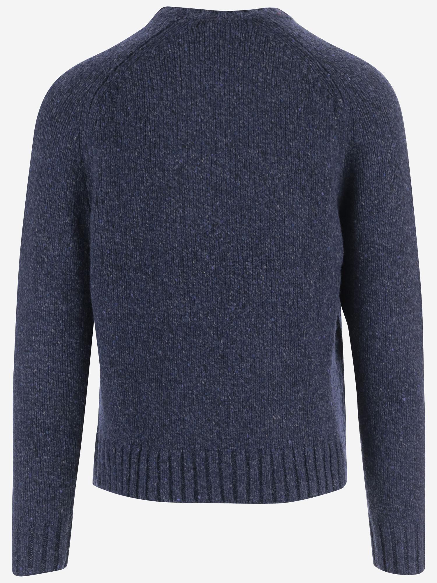 MAGLIONE IN MISTO LANA CON LOGO RICAMATO 710982142 001 POLO RALPH LAUREN 