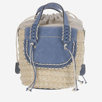 BORSA HABANERA AZZURRA - DENIM HABANERAAZUL JEANSSUEDE CUBA LAB 