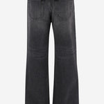 Jeans in denim di cotone con dettaglio morsetto 866906 XDDF11165 GUCCI 