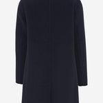 CAPPOTTO SARTORIALE IN LANA<BR/> 8114748 NAVY BURBERRY 