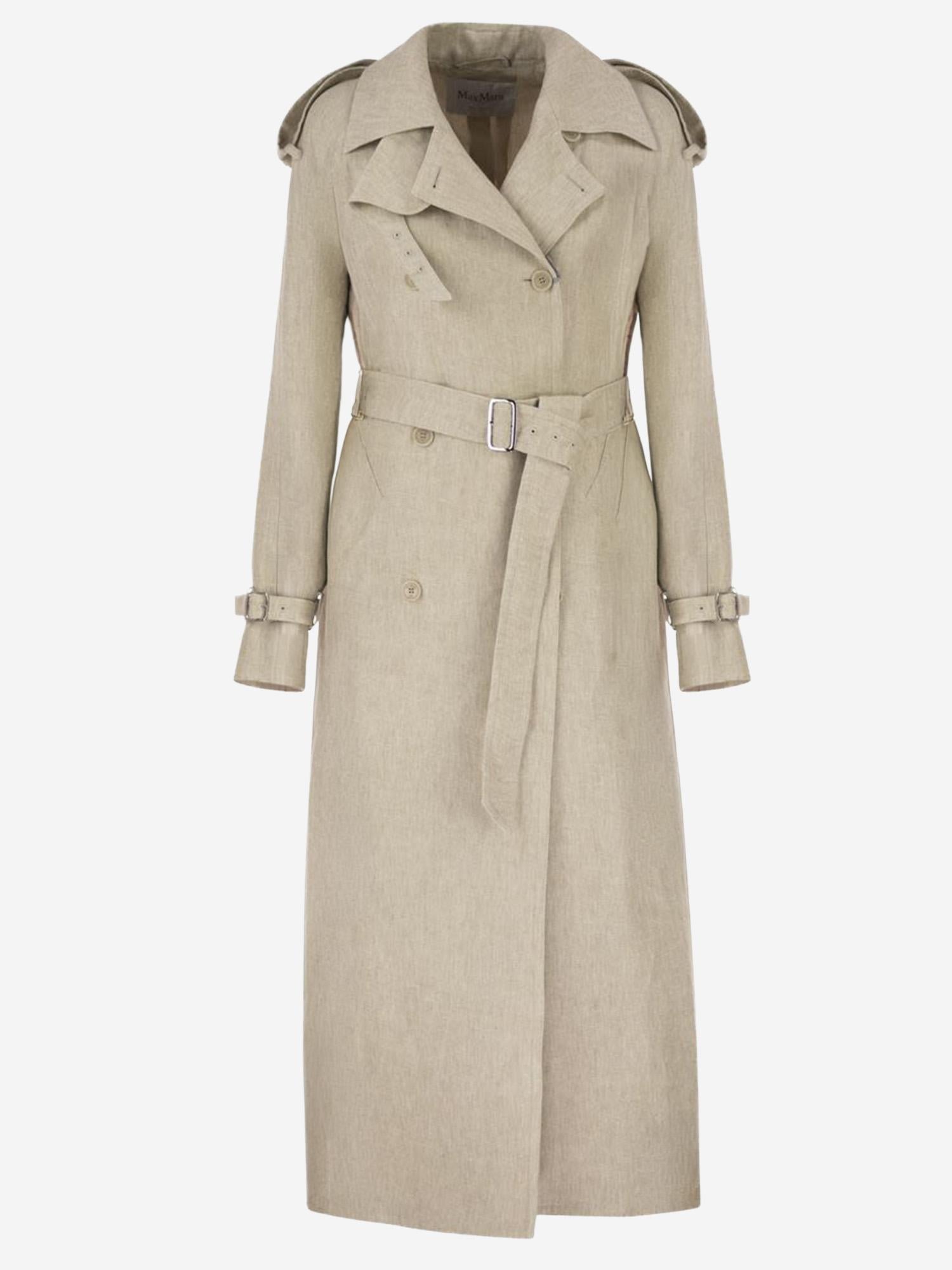 CAPPOTTO DOPPIOPETTO IN LINO MXSPEDAGGI 002 MAX MARA 