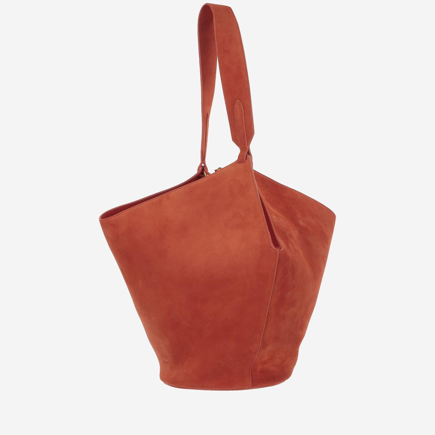 BORSA LOTUS PICCOLA IN PELLE SCAMOSCIATA H2043726 712 KHAITE 