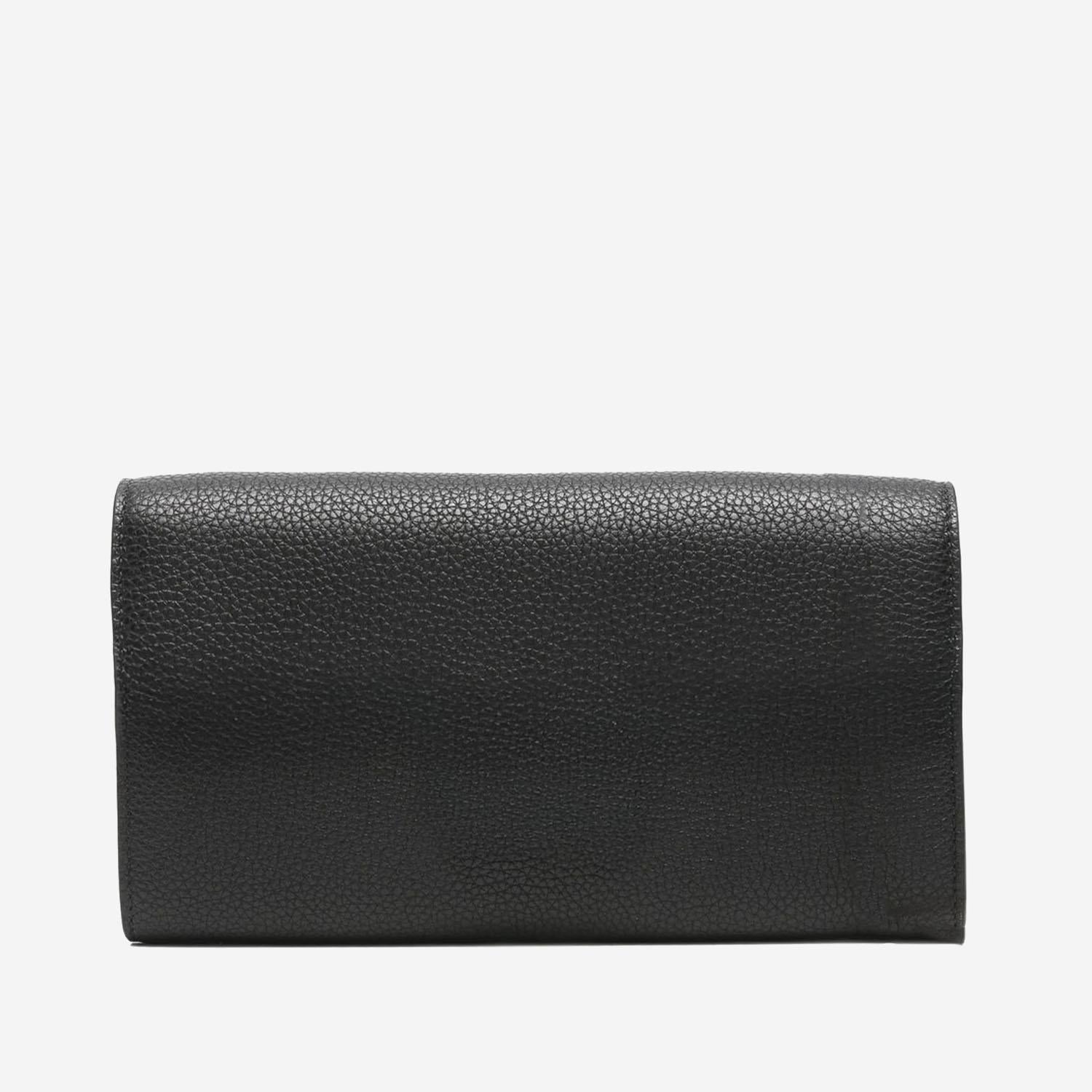 PORTAFOGLIO GANICINI CON TRACOLLA 220981 001NEROFLAMERED SALVATORE FERRAGAMO 