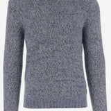 MAGLIONE SCOLLO A V IN MISTO ALPACA CFWOKN2013MRUF5014 3017 WOOLRICH 