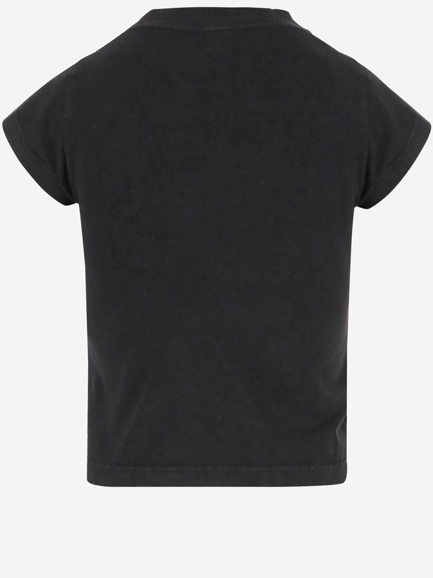 T-shirt Shrunk City Of Angels in cotone stretch 807341 TSVR51041 BALENCIAGA 