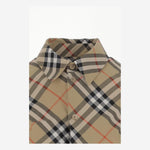 CAMICIA CHECK IN COTONE 8106163 SEND IP CHECK BURBERRY 
