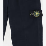 PANTALONI IN COTONE STRETCH CON LOGO 3100006 S0202V0020 STONE ISLAND KIDS 